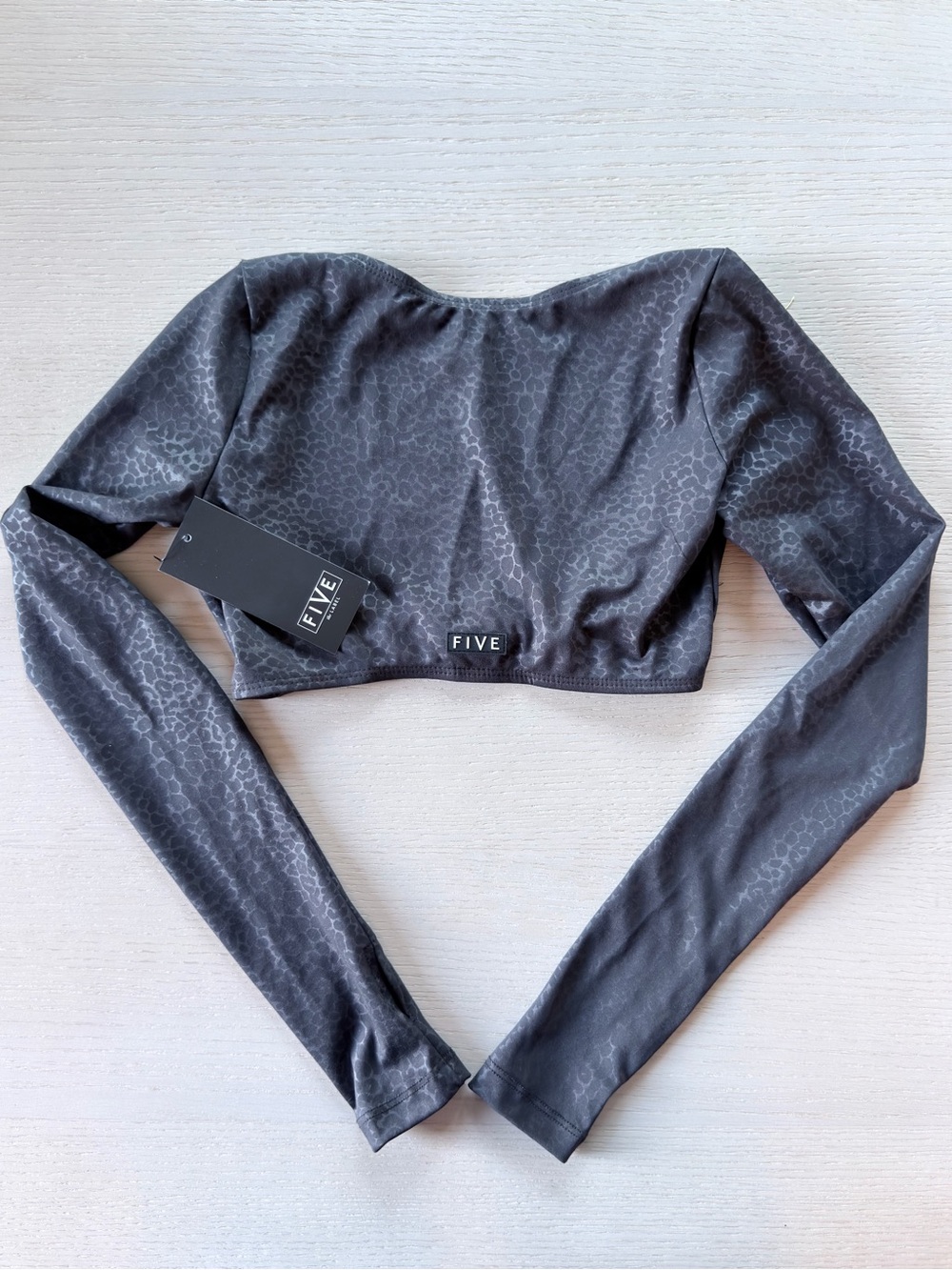 NWT Five Dancewear Hold Me Tight Shrug - Black Leopard - XS